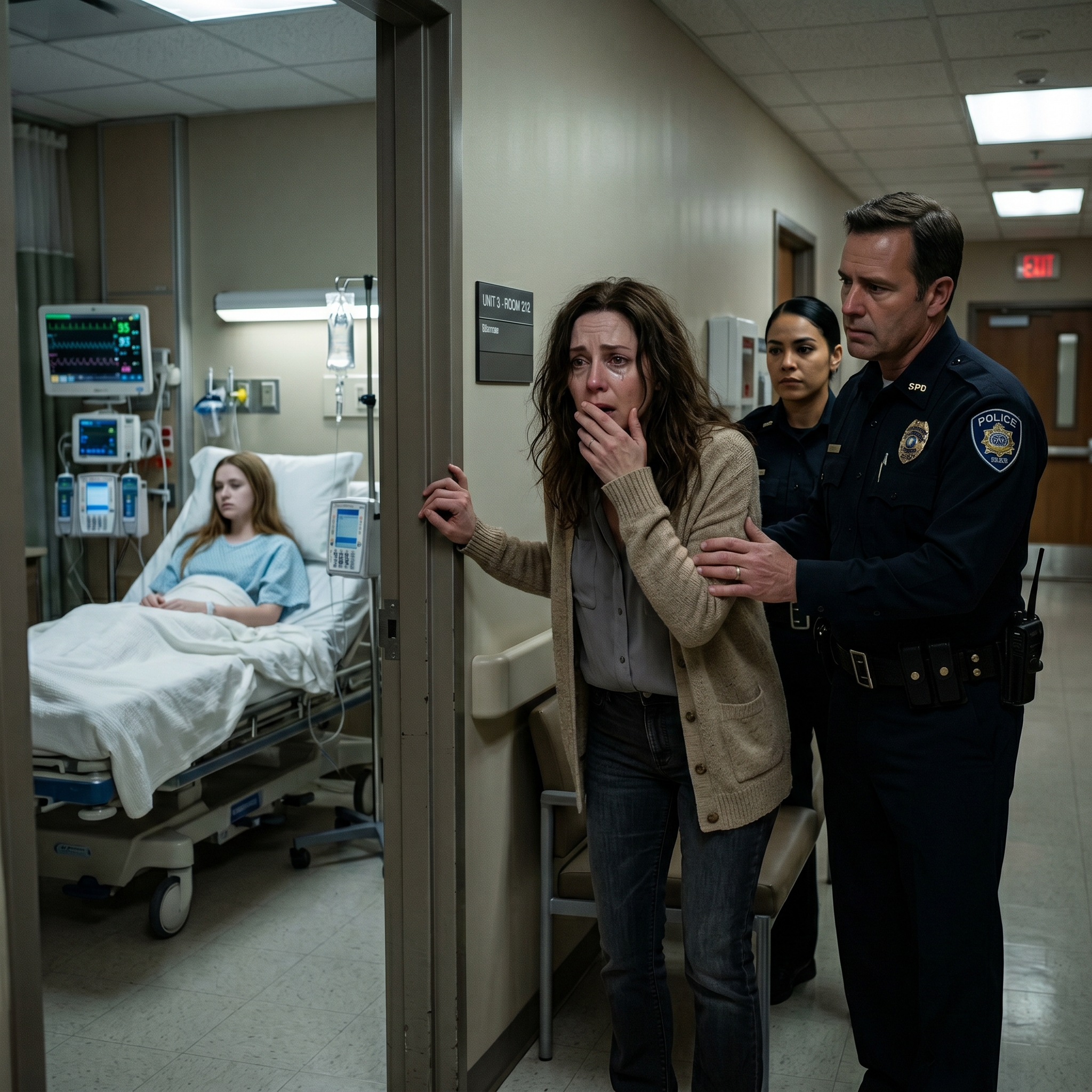 After My 15-Year-Old Daughter Was Taken To The Hospital, The Police Pulled Me Aside And Told Me To Quietly Peek Into An Empty Room. What I Saw Inside Made Me Tremble.