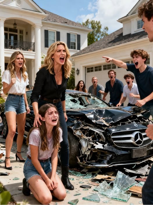 l-My Sister Let Her Son Destroy My Daughter’s First Car. Later His Mercedes Was Scrap Metal