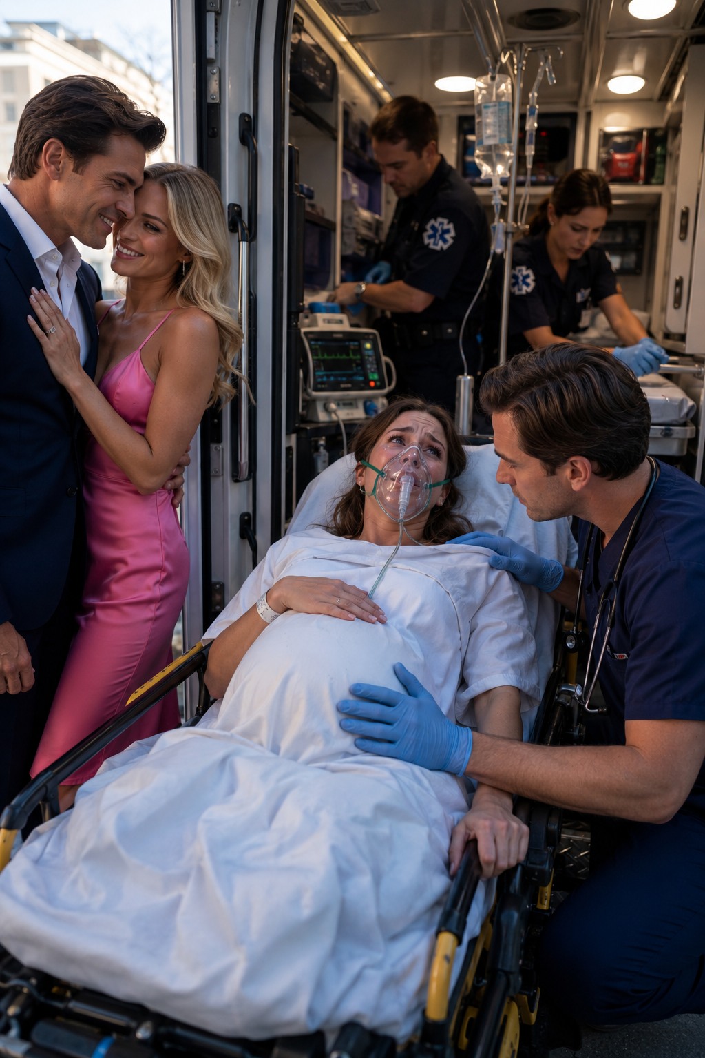 My Eight-Month Pregnant Body Collapsed at My Husband’s Charity Gala After I Saw Him Holding His Mistress, the Secret He Buried in Her Baby’s Trust Destroyed His Empire…