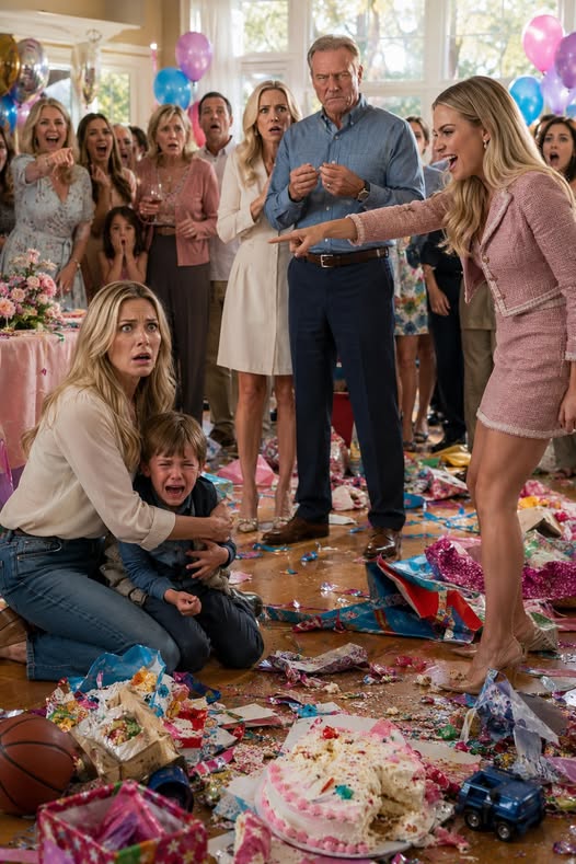 My Sister Broke All My Son’s Birthday Gifts While Everyone Laughed – Then My Father Took…
