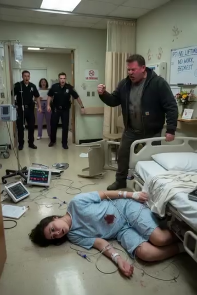 “You better start earning your keep!” my stepdad yelled as i lay in bed after surgery, barely able to move. I said i couldn’t work yet. Things quickly turned violent. He barked: “Stop pretending you’re weak!” Police arrived in horror.