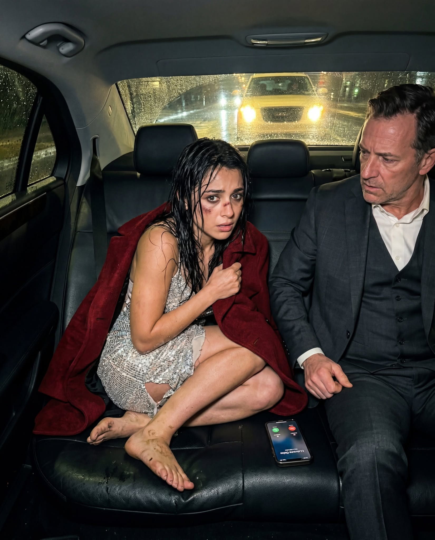 The 24-year-old woman was forced by her stepmother to get into bed with one of her business partners, and she fled in desperation to a stranger's car… but that moment of fate would change her life forever…