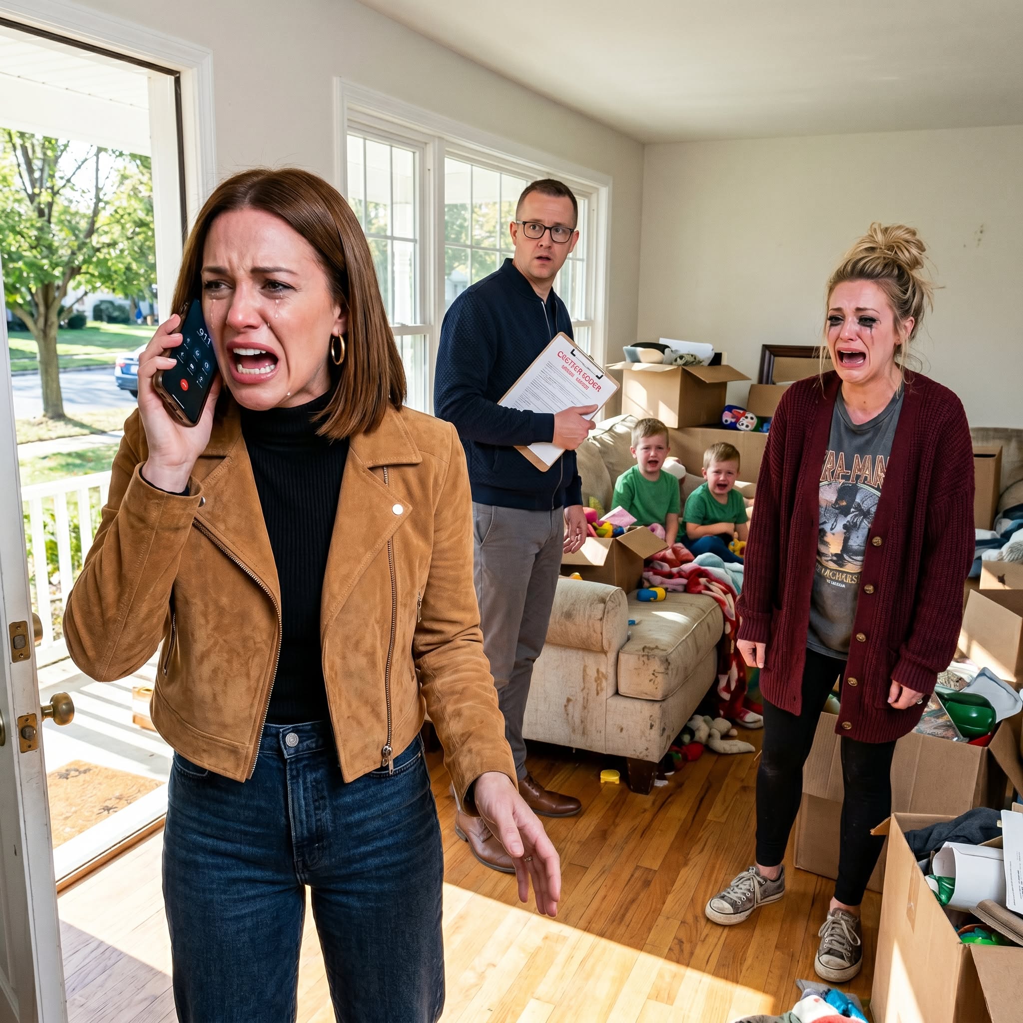 I Went to Prepare My Second Home for Rental and Found My Sister Living There With Her Three Kids. She Smirked, Said Our Parents Gave Her Permission, and Dared Me to Call the Police. The Moment I Actually Did, Her Confidence Vanished.