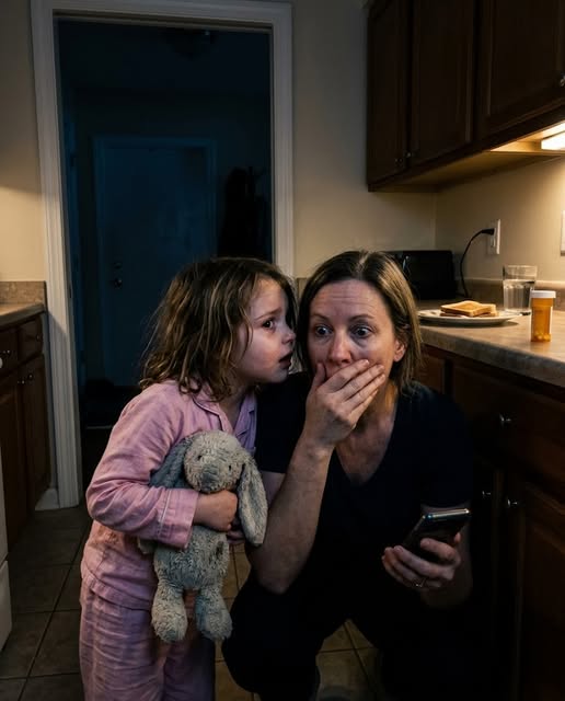From the moment she came to live with us, my husband’s five-year-old daughter barely touched her meals. Night after night, Lucía would stare at the plate I placed in front of her, fold her tiny hands in her lap, and whisper, “Sorry, Mom… I’m not hungry,” before pushing it away. Javier kept telling me not to worry. “She’ll adjust,” he said. But the night he left on a business trip, Lucía padded into the kitchen in wrinkled pajamas, clutching her stuffed rabbit, and whispered, “Mom… I have to tell you something.” Less than a minute later, I was calling the police.