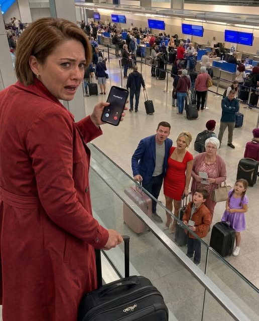 My husband called to tell me he was trapped in an emergency surgery. His voice sounded exhausted, steady, even caring—the same voice I had trusted for a decade. But at that exact moment, I was standing on the glass walkway above Terminal C, watching him kiss another woman at the airline check-in counter.
