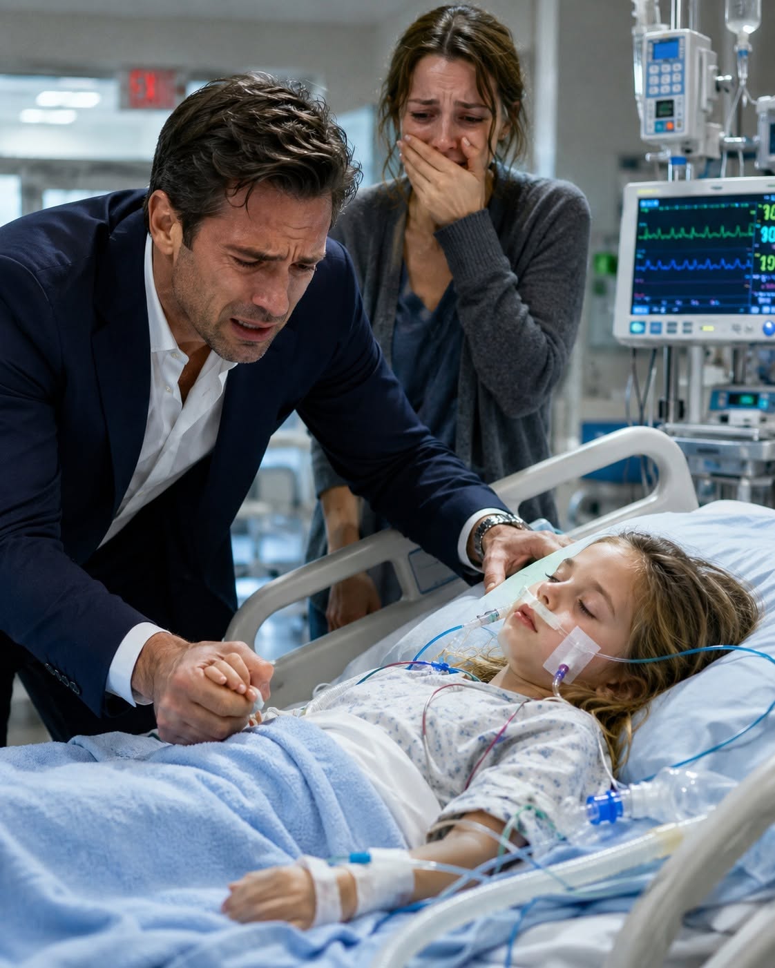 At 2:13 a.m., a hospital called to tell me that the child fighting for her life might be my daughter—a daughter I never knew existed. Less than an hour later, I was racing through the night in a private helicopter toward a small hospital in upstate New York, desperate to save a little girl I had never met and haunted by a woman who had disappeared from my life nearly a decade earlier. By sunrise, I would discover that the truth was far more complicated than anyone could have imagined.