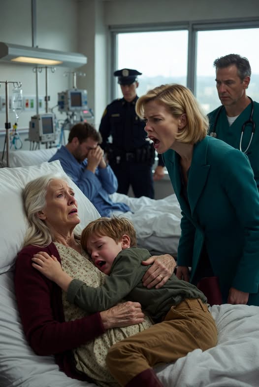 "It's your obligation—a real mother wouldn't hesitate," my daughter-in-law hissed as I was being prepped for surgery to donate my kidney to my "dying" son. I was seconds away from the anesthesia when my nine-year-old grandson suddenly burst into the room, trembling and clutching a recording device. "Grandma, should I tell the truth about why he needs your kidney?" he screamed, causing the entire surgical team to freeze.