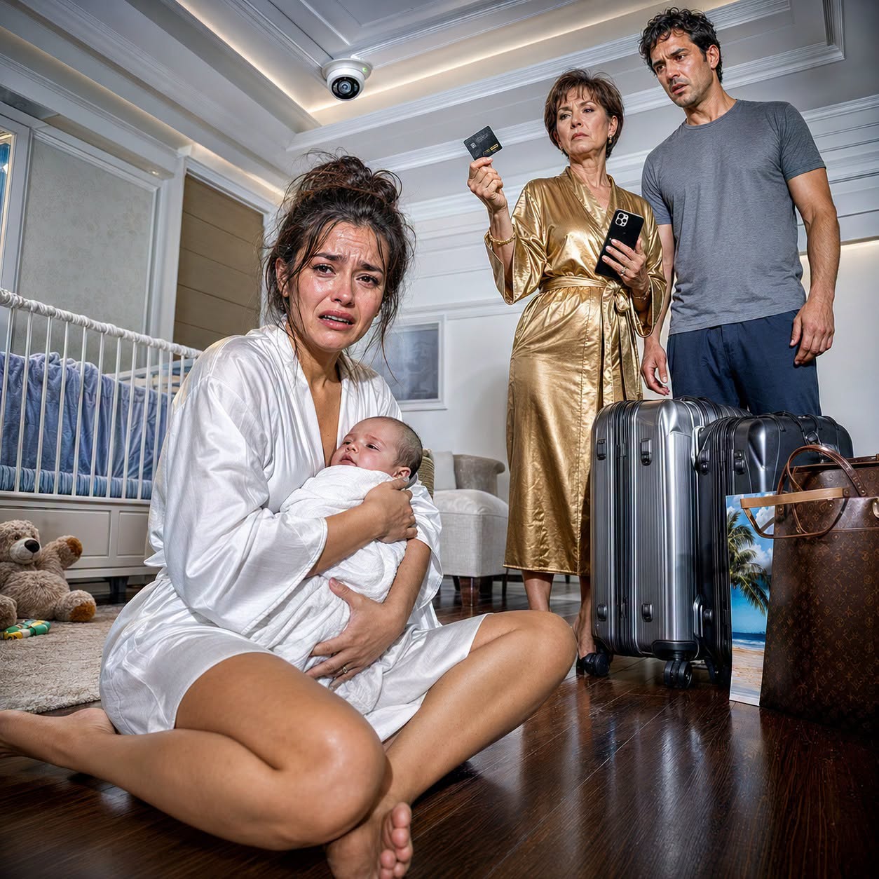 I was a former pediatric intensive care nurse, so I knew that the blue ring around my newborn’s lips meant his lungs were failing. My husband and his mother simply laughed, took my credit cards, and boarded a flight to Hawaii to enjoy my fortune. They thought they had left me completely helpless, but my instincts told me what they failed to see.