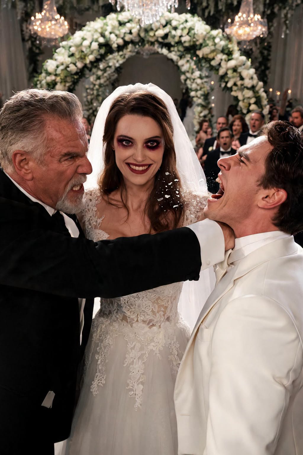 On my wedding day, I tore my veil off at the altar, exposing the purple bruise my fiancé gave me. He just laughed. “Just teaching her a lesson in our family.” The atmosphere froze. He thought my father would be stunned and heartbroken. He didn't know we had spent the entire night planning his total, public destruction....