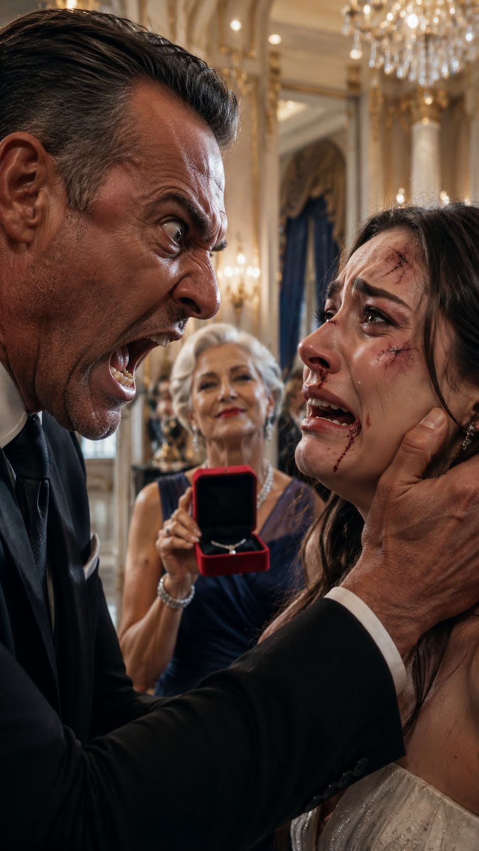 My husband’s mistress clutched her pregnant belly and screamed, “She tried to kill my baby!” Before I could speak, Daniel shoved me against the wall, his eyes burning with hatred. “Don’t lie to me again, Emily,” he snapped. “I know exactly what you are.” My chest tightened as police sirens wailed outside. Then I saw the mistress smile behind his back—and realized this was only the beginning.