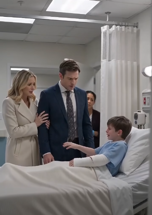 “‘Cut It Off My Arm!’ My Son Cried in Terror—Everyone Thought He Was Imagining Things… Until the Babysitter Opened His Cast and Something Horrifying Fell Out.”