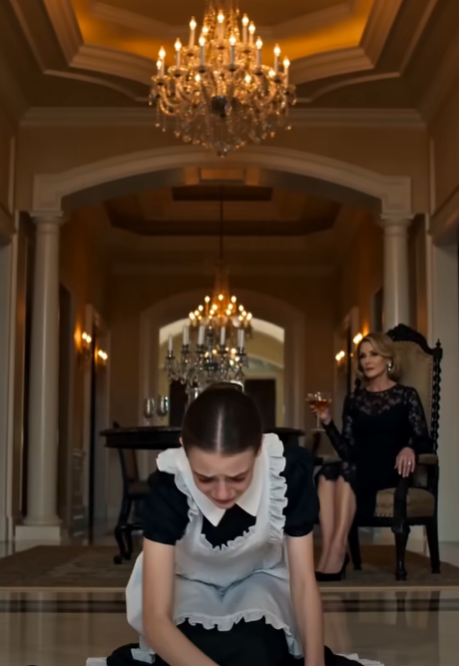 HE RETURNED HOME AFTER 15 YEARS TO SURPRISE HIS DAUGHTER… THEN FOUND HER SCRUBBING THE FLOORS OF A MANSION SHE WAS SUPPOSED TO OWN