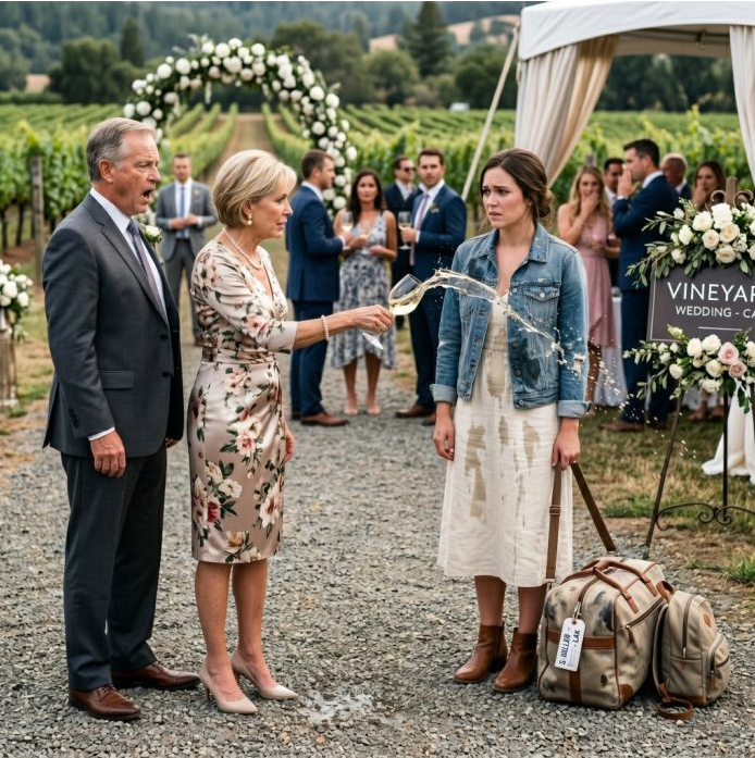 At their vineyard wedding, my future in-laws mocked me as a nurse with boots, made me sit with the luggage, and treated me like I did not belong. I stayed quiet for a reason, and they were not ready for it.