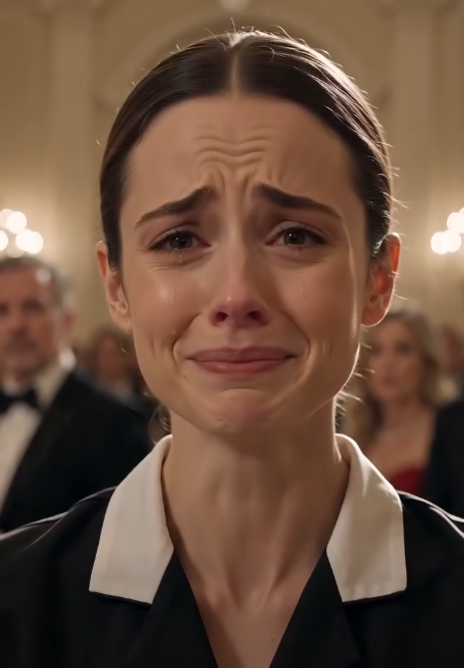 LITTLE RICH GIRL STOOD IN THE MIDDLE OF HER LAVISH BANQUET HALL AND POINTED AT THE MAID INSTEAD OF HER OWN FATHER.