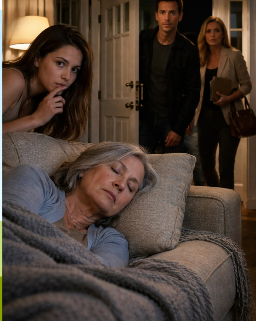 I THOUGHT MY DAUGHTER WAS PUTTING SLEEPING PILLS IN MY TEA, SO THAT NIGHT I PRETENDED TO DRINK IT AND FAKE-SLEPT ON THE COUCH. TEN MINUTES LATER, I HEARD HER WHISPER, “SHE’S OUT. COME IN.” WHEN I SAW WHO WALKED THROUGH MY FRONT DOOR, MY HEART NEARLY STOPPED... BUT THE REASON THEY CAME WAS EVEN WORSE THAN BETRAYAL.