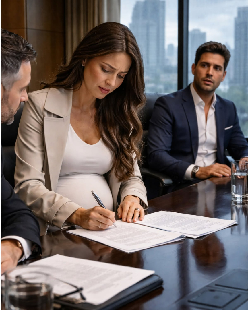 HE DIVORCED HIS PREGNANT WIFE, MARRIED A MODEL, AND THOUGHT SHE WAS FINISHED... UNTIL SHE RETURNED AS A BILLIONAIRE’S WIFE, CARRYING TRIPLETS, AND LEFT HIM SPEECHLESS