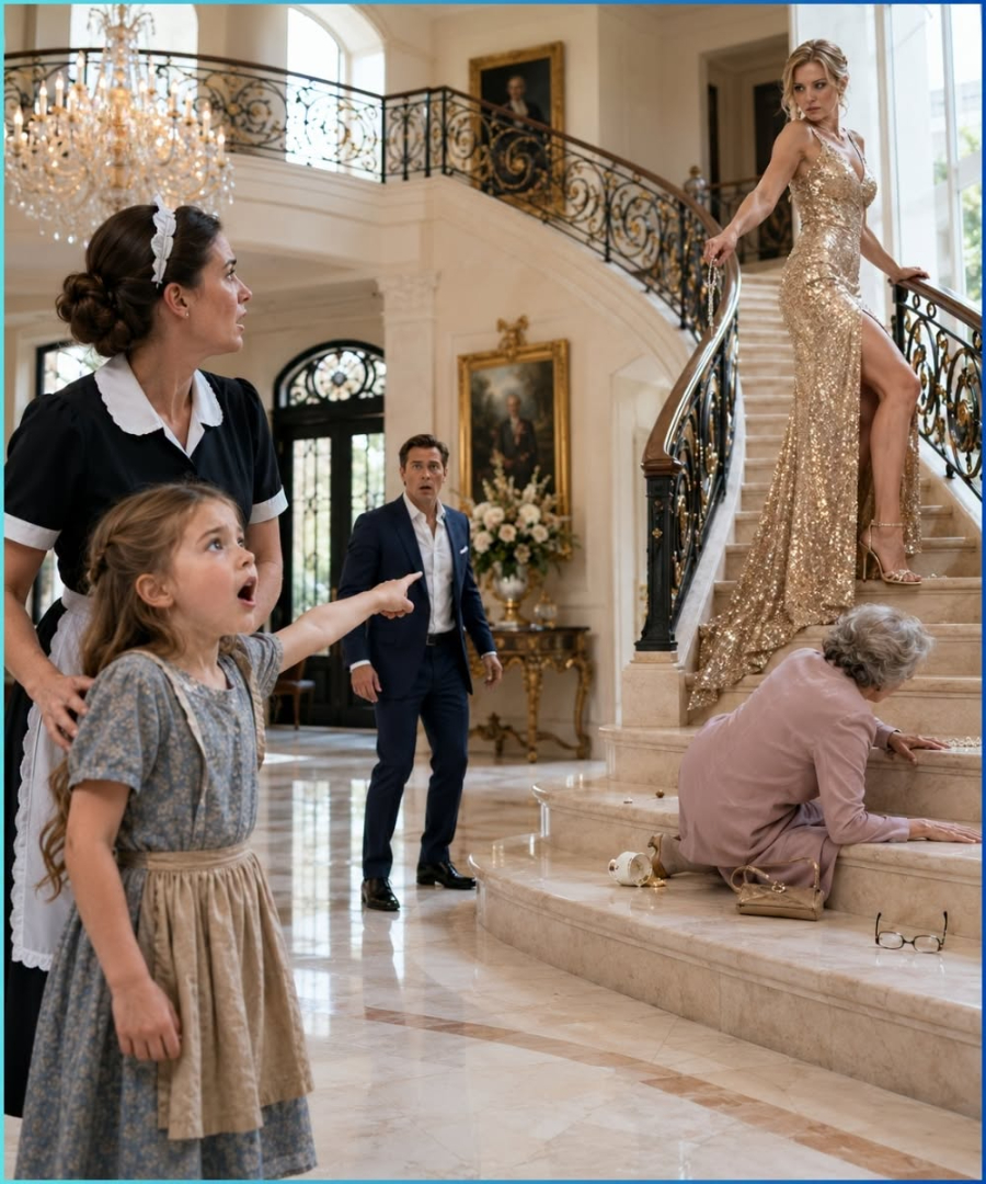 The little maid’s daughter saw what the billionaire’s fiancée