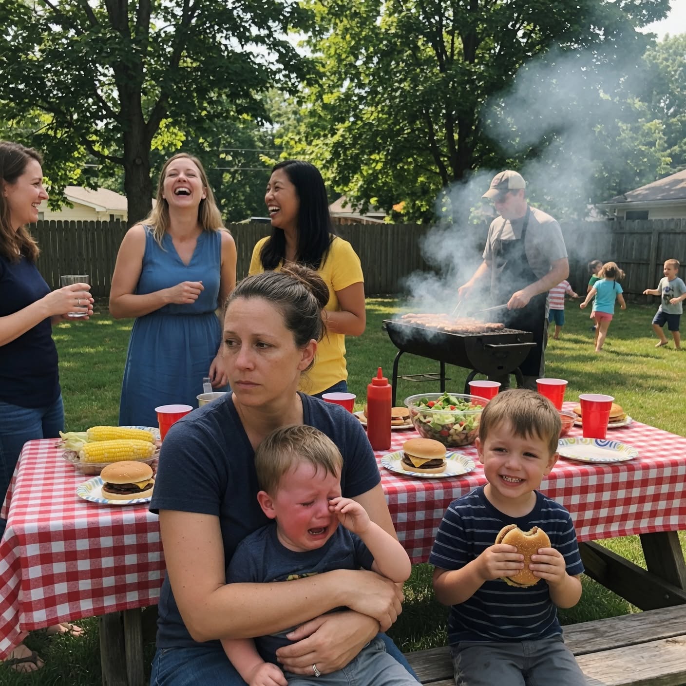 At a family picnic, my sister’s son shoved my four-year-old daughter into the dirt while everyone watched. My parents laughed, and my sister raised her drink, mocking me for paying their bills like it made me important. I didn’t scream. I didn’t fight. I simply picked up my crying child and left. But the next morning, when eviction notices landed on their doors, they finally understood who had been holding the family together...