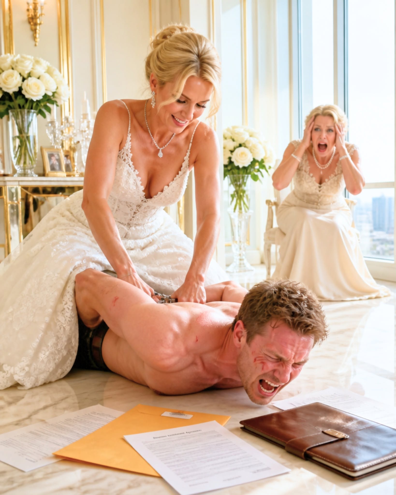 On our wedding night, my new husband walked into the room carrying a leather whip and a notebook filled with "rules" he expected me to follow. Smirking, he declared, “From this moment on, you live by my rules.”