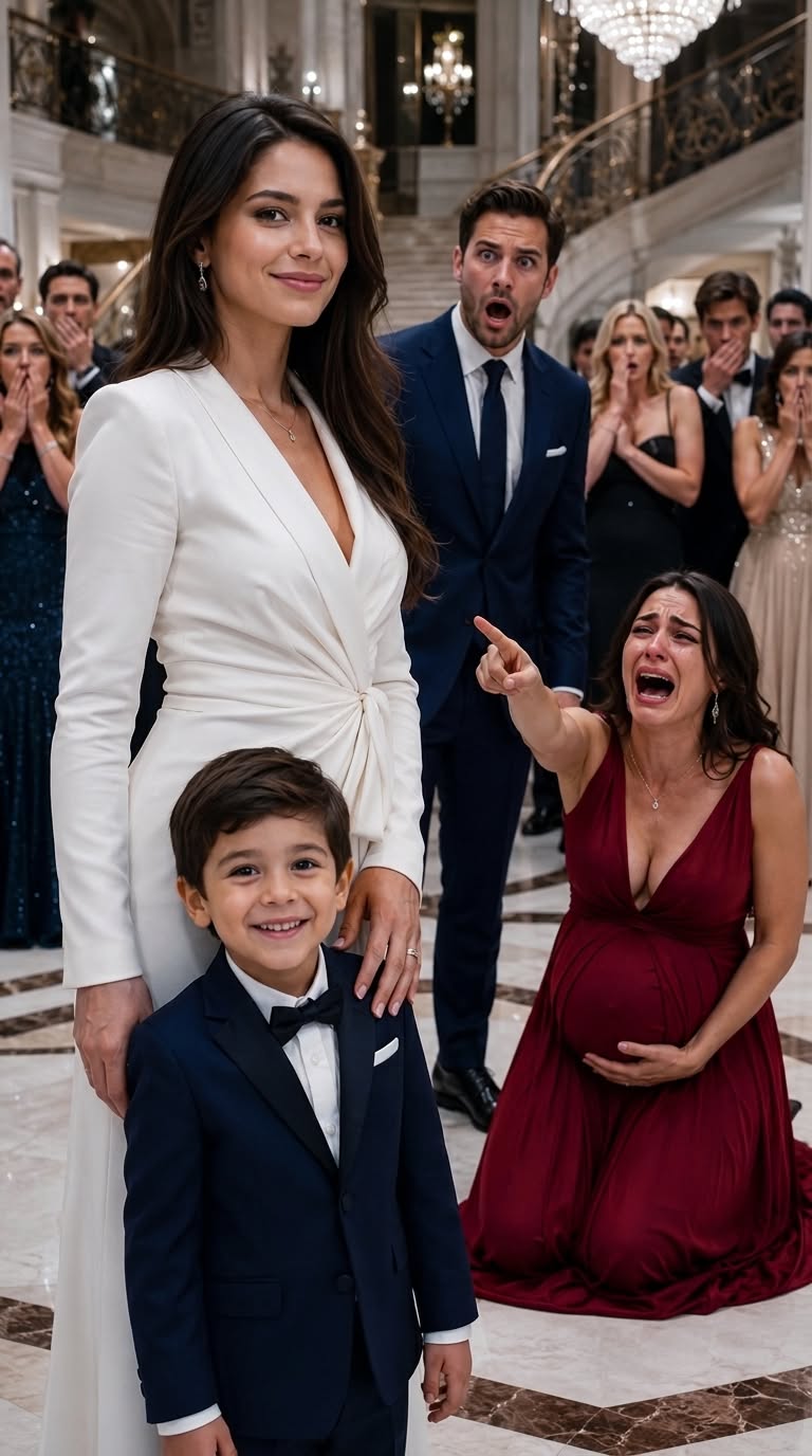 My billionaire husband threw me out into a storm for being “barren”. "My son needs an heir. Your broken body can't give him one," my mother-in-lawhissed, pointing to his new pregnant mistress. I ended up in a public ER, where a nurse shocked me: I was 5 weeks pregnant. 6 years later, I bumped into my ex. He backed away, pale as a ghost. "It can't be you," he whispered. "I buried you 5 years ago."