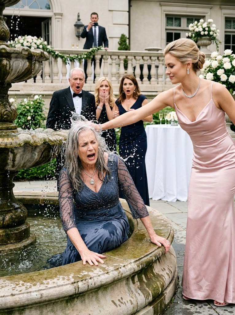 At our lavish engagement party, I watched from the balcony as my fiancée purposefully sh0ved my mother into the decorative fountain. "Your cheap clothes are ruining my aesthetic," she laughed with her rich friends. I didn't yell. I calmly pulled out my phone and liquidated the $10 million trust fund I had just set up for her. She thinks she secured a polite, high-society billionaire. She doesn't realize my empire was built in the slums, and I know exactly how to strip someone of everything they love.