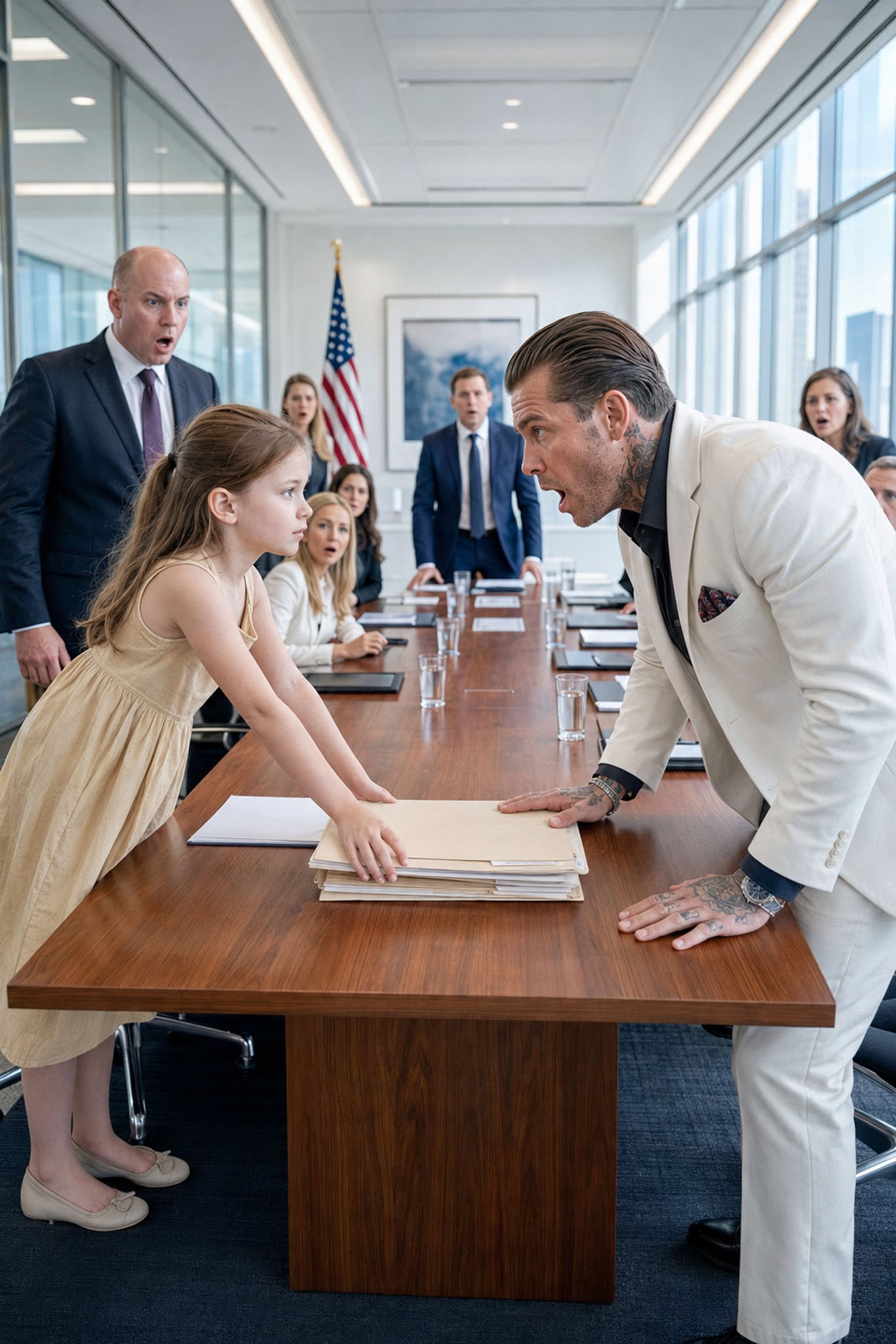 A Little Girl Took Her Mom’s Place At A Billionaire Mafia Boss’s Interview — The Mafia Boss Froze When He Saw Her Eyes...
