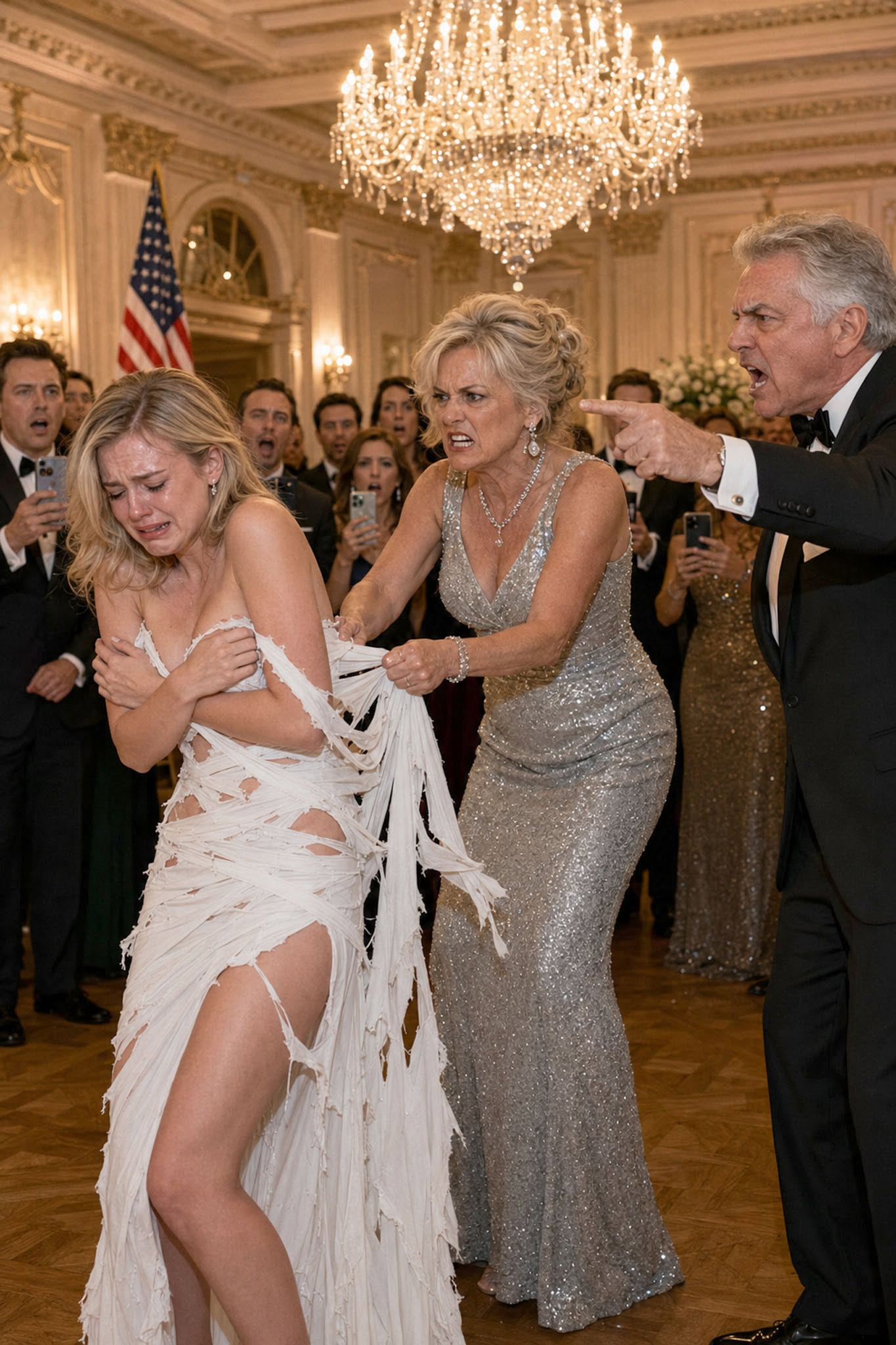 They Stripped and Humiliated Me at My Anniversary, Calling Me a Gold Digger While My Husband Turned Away—But When My Father’s Helicopter Landed, the Family Who Framed His Daughter Learned Whose Mansion They Were Standing In...
