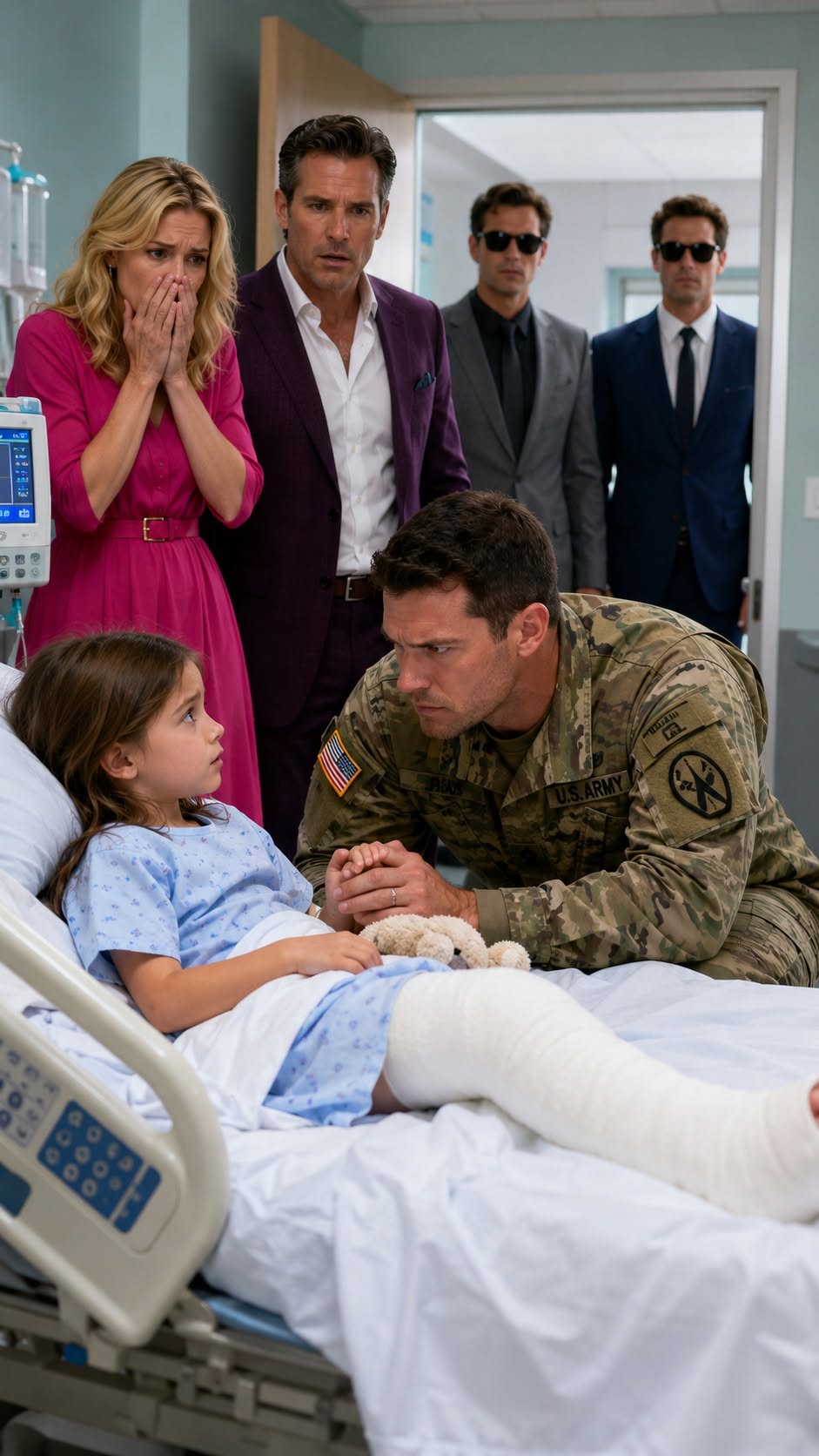 Mom closed the curtain while I was being beaten," a nine-year-old girl whispered from the hospital. Her father returned quietly, but the powerful family remained completely oblivious to the terrifying ordeal they had somehow survived that night.