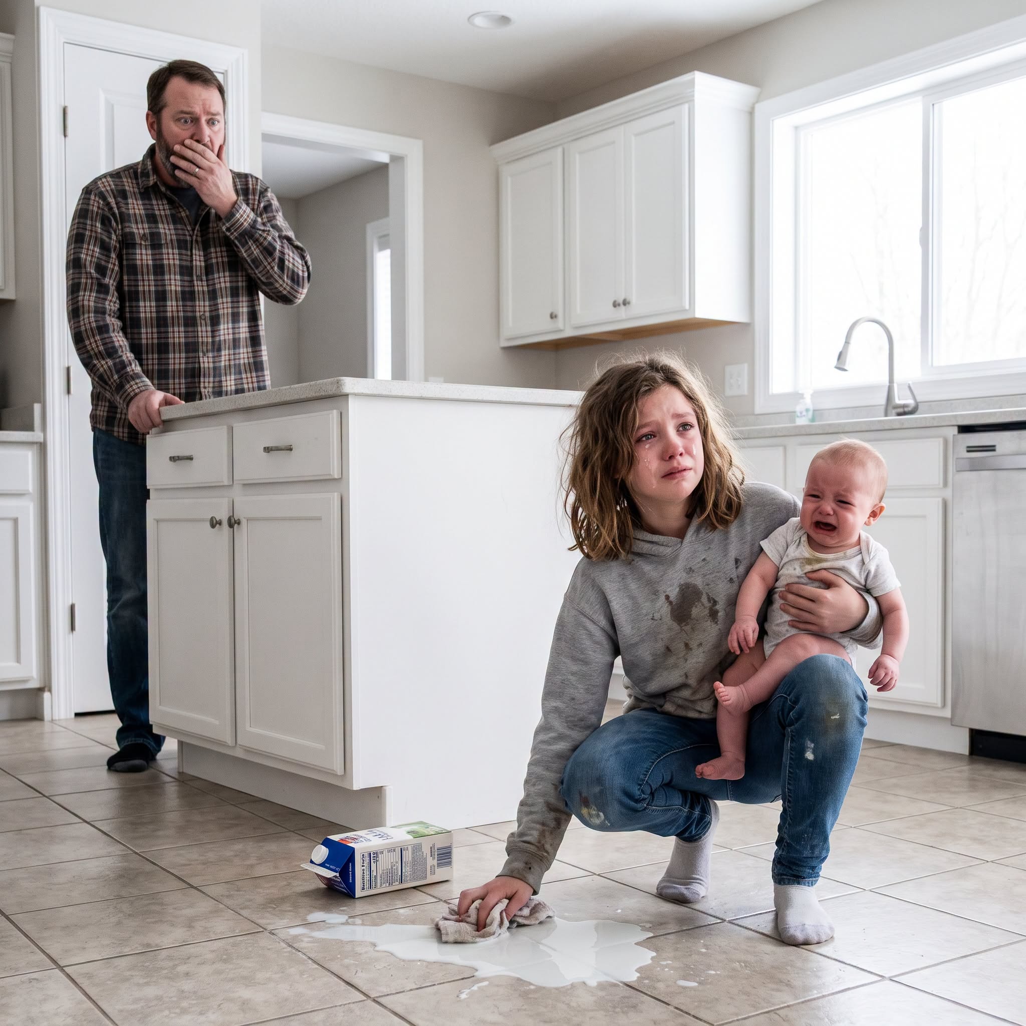 My 7-year-old daughter called me crying and whispered
