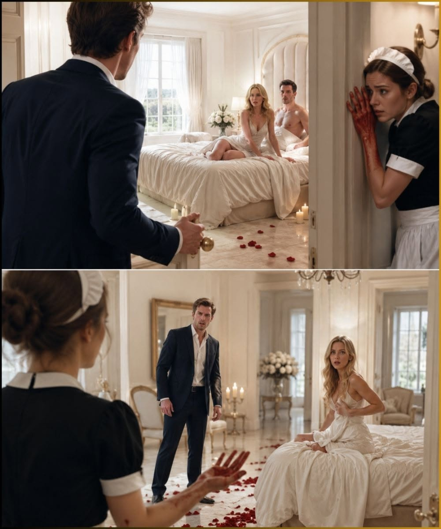 He Came Home Early to Find His Fiancée Waiting for His Murder, but the Maid’s Bleeding Hand Exposed the One Betrayal He Never Saw