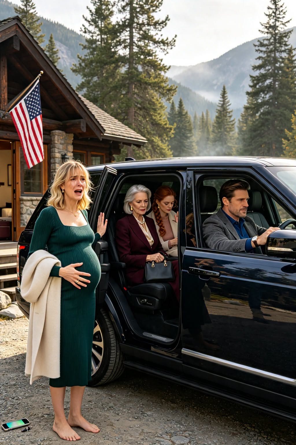 My Husband Took The Only Car Out Of A Wildfire Evacuation Zone With His Mother And His Mistress Inside. I Was Six Months Pregnant, Standing In The Smoke, Begging Him Not To Leave Me. Three Months Later, Brett Keene Stood On A Stage Raising Money For Wildfire Victims. Then I Walked Into The Ballroom With The Baby He Had Left Behind...