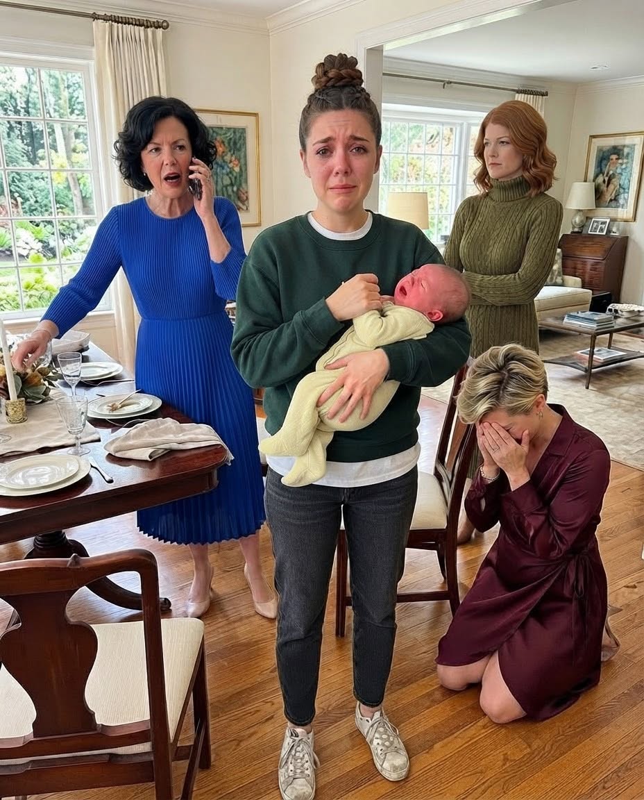 When my grandmother saw me standing there with my baby in my arms and faded clothes on my back, she stopped as though the sight had stunned her.