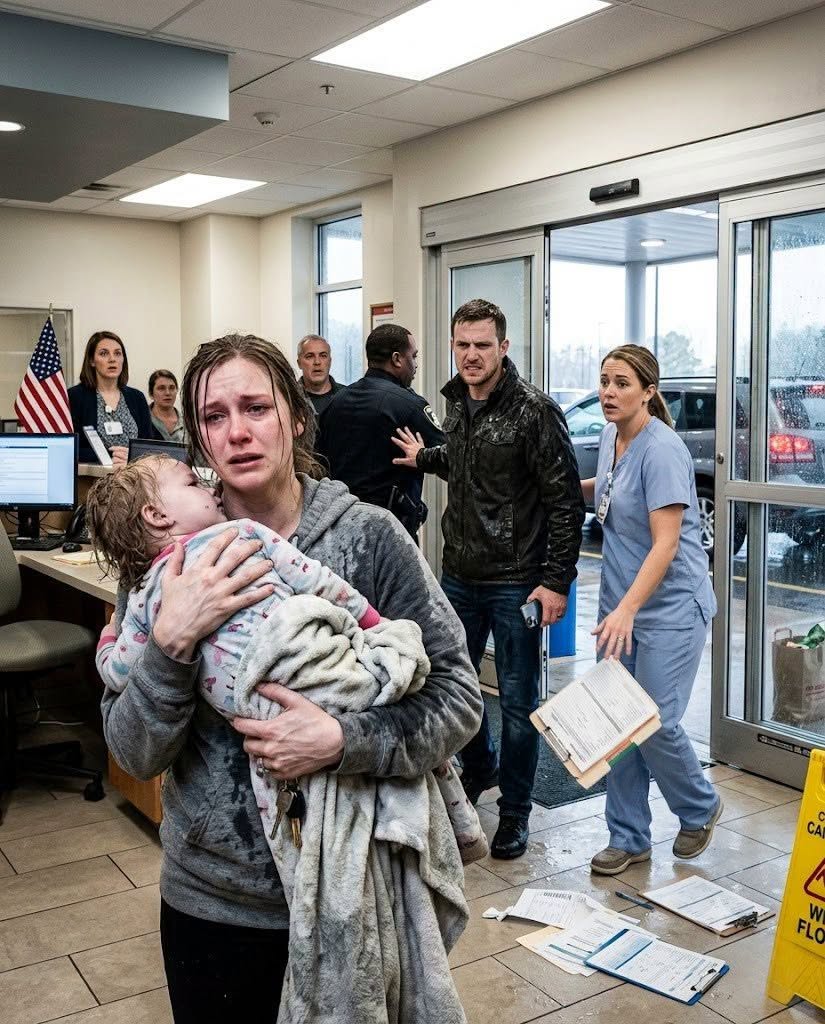 MY HUSBAND SAT IN OUR LIVING ROOM AND TOLD ME OUR TWO-YEAR-OLD DAUGHTER HAD "JUST FALLEN" WHILE SHE WAS TURNING PURPLE IN MY ARMS AND FIGHTING FOR EVERY BREATH—BUT THE SECOND I RAN HER INTO THE ER, A PEDIATRIC NURSE LOOKED UP, SAW HIS FACE, DROPPED HER CHART, AND WENT WHITE AS A SHEET BEFORE WHISPERING A QUESTION SO HORRIFIED IT STOPPED MY HEART COLD: "WHY... WHY IS HE HERE?"—AND IN THAT MOMENT I REALIZED MY CHILD HADN'T SURVIVED AN ACCIDENT... SHE HAD SURVIVED SOMETHING FAR WORSE...