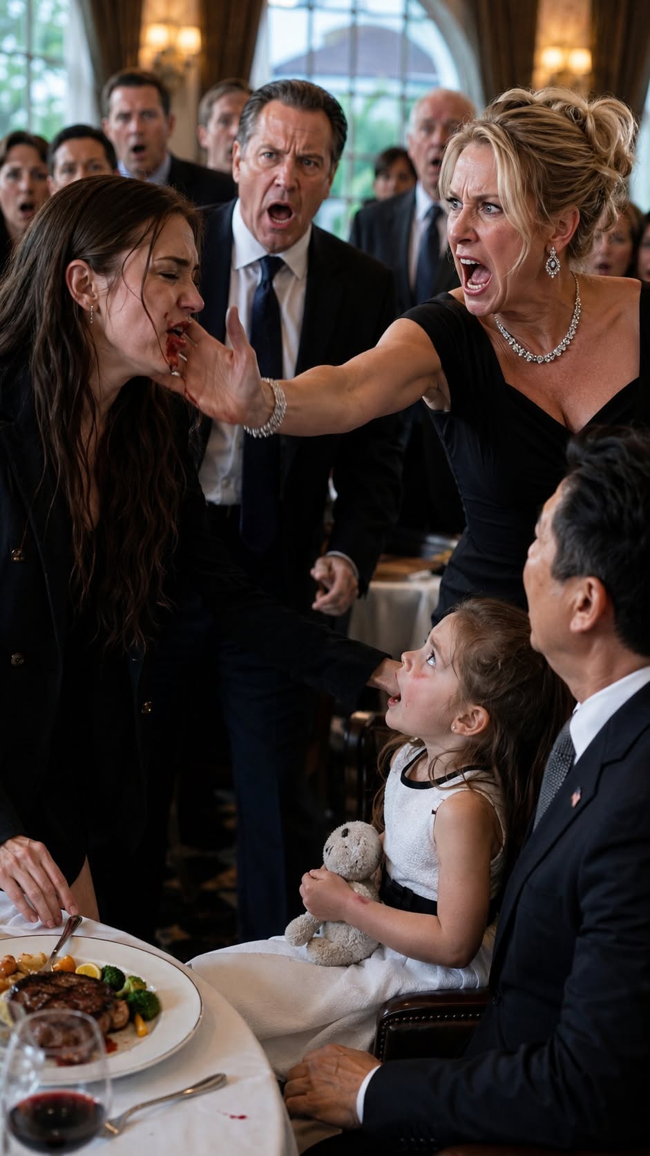 “How DARE you sneak in here!” Mom slapped me at Dad’s black-tie birthday then the Governor stood up and revealed who I REALLY was.