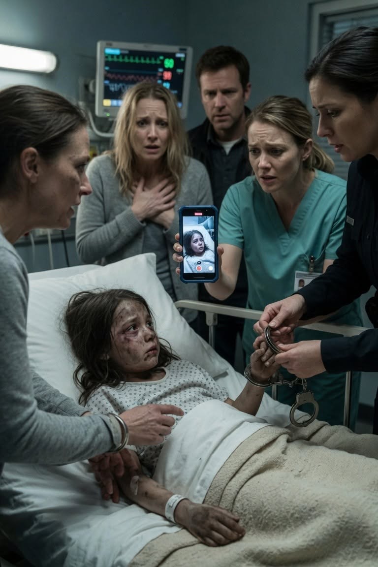 My smoke-sick six-year-old daughter whispered, "Mommy Kate did it," from her hospital bed, just before police handcuffed me. Everyone believed the frame-up-until a nurse found the blue phone beneath the mattress; its first recording cleared me, and the second revealed who had ordered the fire.