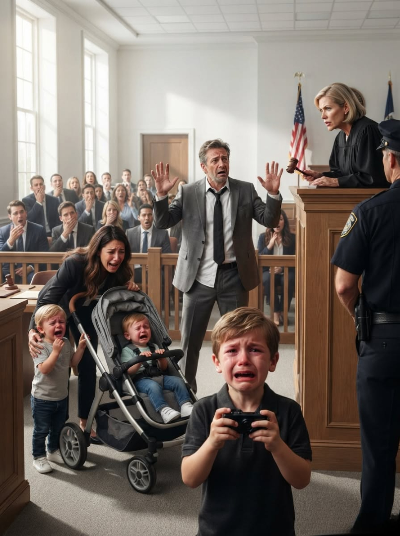 "The judge asked the nine-year-old boy which parent he wanted to live with. But when the child slowly reached into his jacket pocket, his wealthy father turned pale, and everyone in the courtroom realized a buried truth was about to come out.