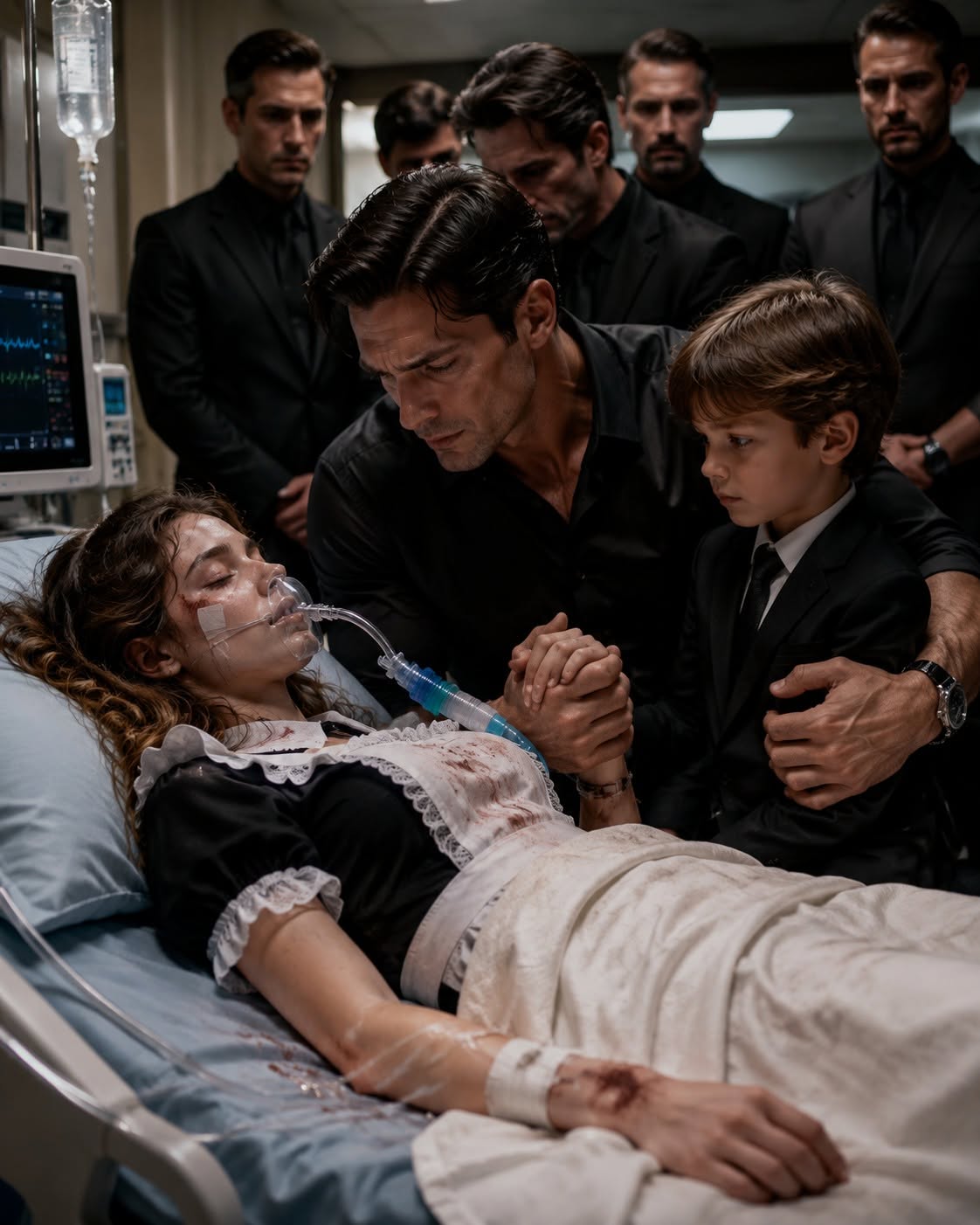 Three bullets tore through my body when I threw myself over the mafia boss’s six-year-old son. Everyone expected Victor Romano to reward me with money—but when I woke up, he stood beside my hospital bed and said five words that changed my life forever: “You’re going to be my wife.”