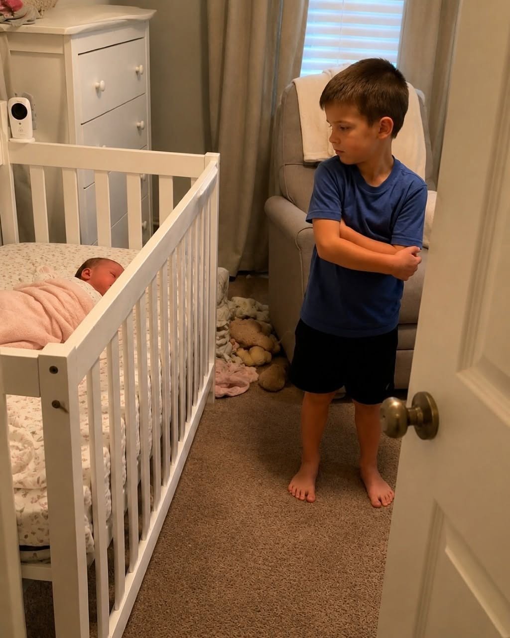 My Five-Year-Old Son Took One Look at Our Newborn and Said, "That’s Not My Sister" — I Thought He Was Jealous Until He Told Me What He Saw