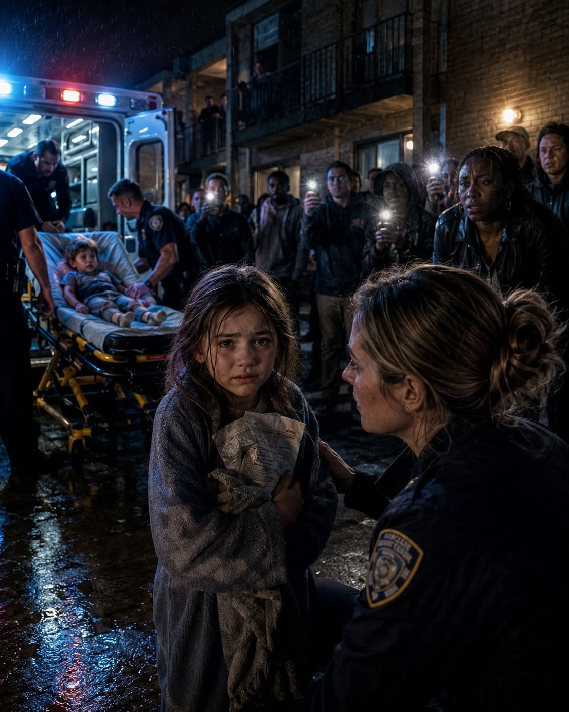 "A 7-year-old girl called 911 at 2:17 a.m. because her mother hadn't returned home. When the police entered that dark apartment