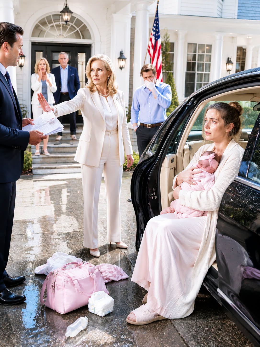 My In-Laws Threw Me Out Days After Giving Birth—Then My Mom Arrived With a Lawyer and Took Everything They Thought They Owned.... The first thing my mother-in-law threw out of the house was not me.