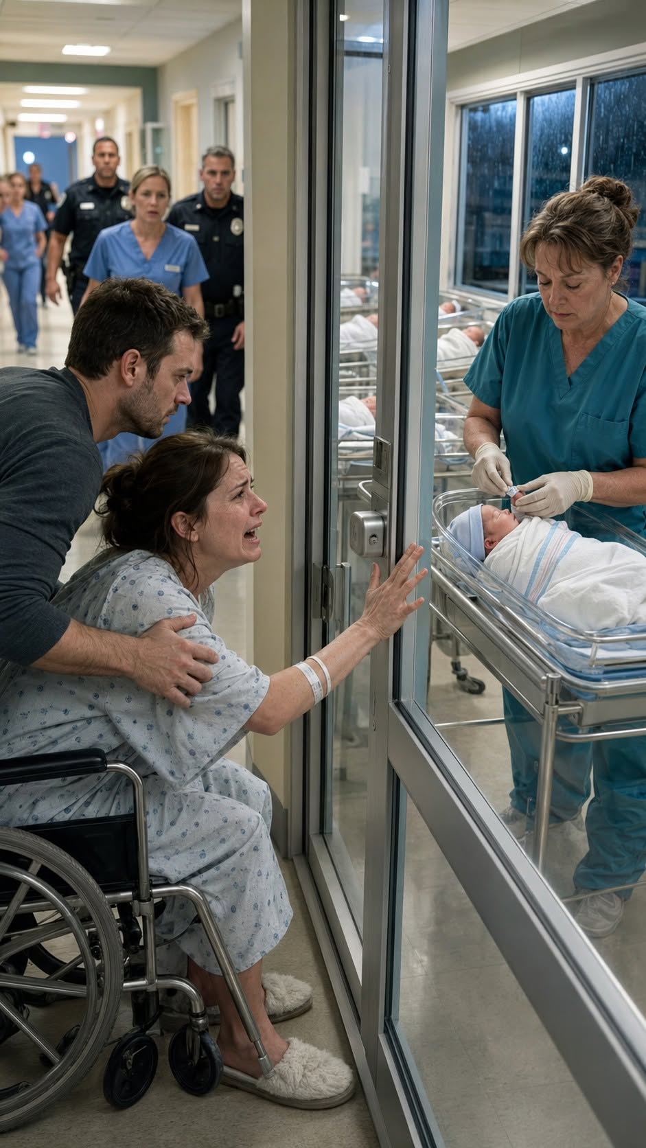At 4:26 a.m., Nurse Vivian Cross locked herself inside the nursery with five newborns.
