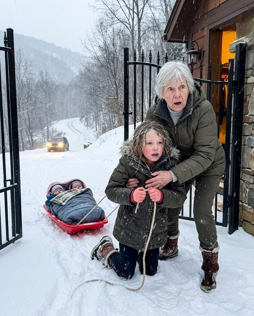 A seven-year-old girl dragged two babies through a blizzard to my iron gates, her lips blue and her hands frozen around the sled rope.