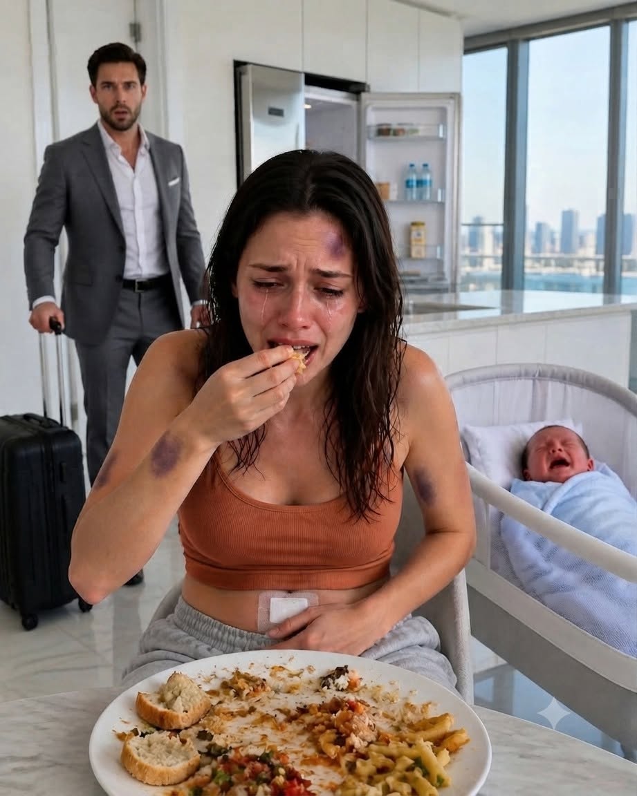 I came home unannounced on New Year's Eve and found my wife recovering from surgery, starving, while our baby shivered from the cold—then I checked the security cameras and uncovered a betrayal that ended in a police report