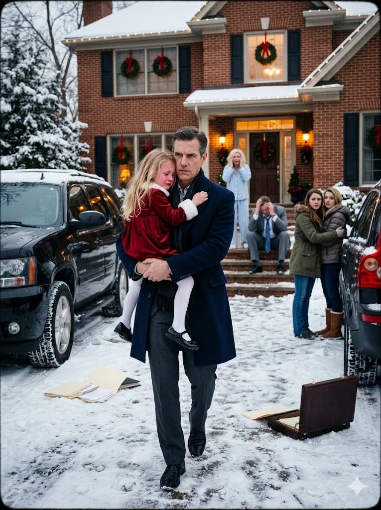 I never told my wife’s family I owned the $16.9M company that paid their salaries. To them, I was just the “broke handyman” they loved to m0ck. But when they threw my daughter out on Christmas and laughed, “Go live with your loser father,” something in me went cold. Then my wife handed me divorce papers. Three days later, 47 termination letters went out—and the moment they opened them, the room went silent.