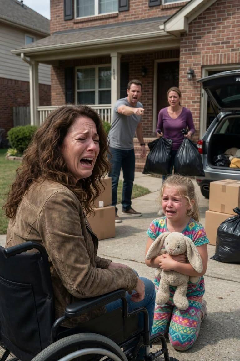 I came home from deployment barely able to walk, and my husband called me a burden. By sunset, his mother had thrown me and my little daughter into the storm.