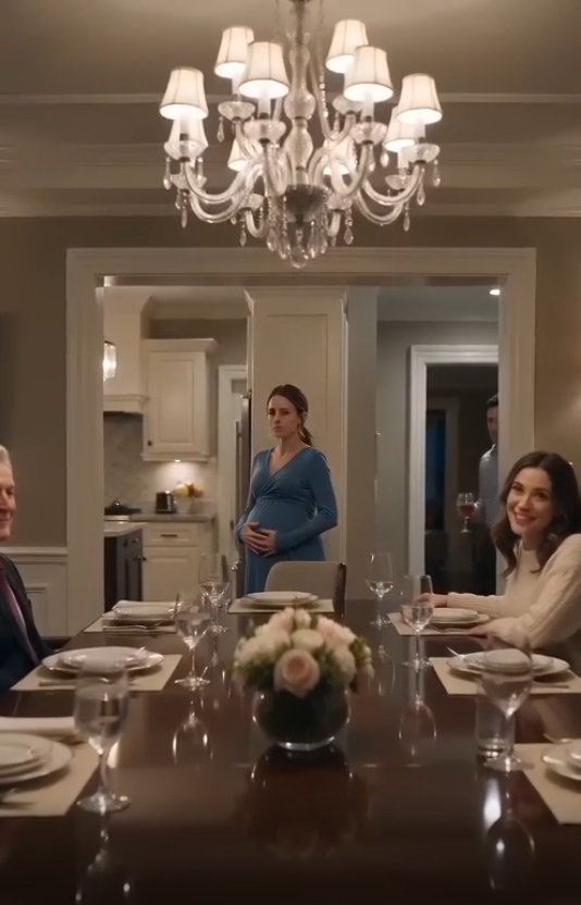 They Sent the Pregnant Wife to Eat in the Kitchen - Then His Mother Lifted the Pitcher and Changed Everything