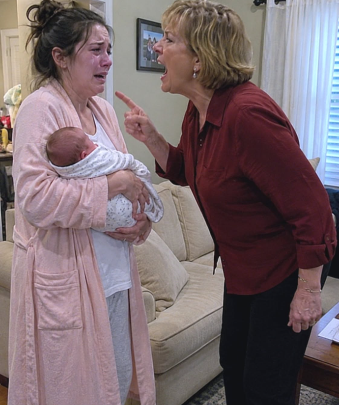 I gave birth to my daughter completely alone — and only hours later, my mother sent me a text saying, “Your sister’s kids need new phones. Send $2,000.” I said nothing. But a week later, she showed up at my front door yelling, “What’s wrong with you?” … and that was the exact moment something inside me finally snapped.