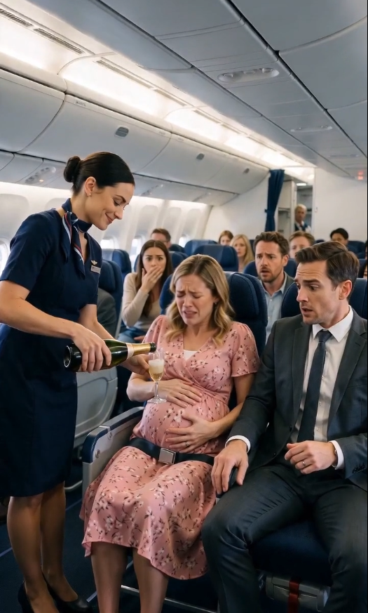 Just Minutes After Takeoff, the Pregnant Wife Went Into Labor... But It Was Her Husband's Confession That Left the Entire Plane in Shock