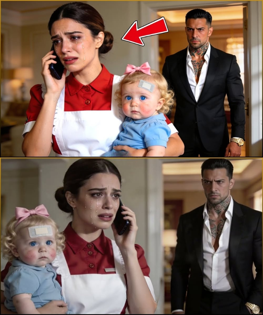 THE MAFIA BOSS HEARD HIS MAID BEGGING FOR $2,800, THEN FOUND HER WHISPERING TO A BOTTLE, “BABY, I HAVE MILK FOR YOU”