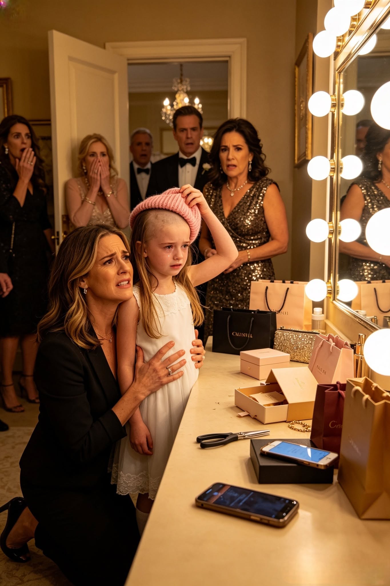 My Daughter Lifted Her Hat After Her Aunt’s “Spa Day”… What I Found Under It Made Me Burn $200,000 In Designer Bags—But Her Launch Party Exposed The Real Crime...